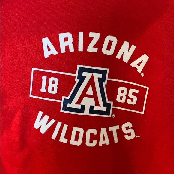 CHAMPION ARIZONA WILDCATS QUARTER ZIP SWEATSHIRT - Picture 2 of 4